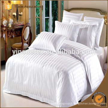 Ensemble de literie en gros Jacquard 300TC Housse de couette Fine Hotel